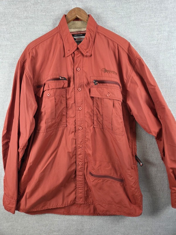 Equinox Extreme Outdoor Adventure Hiking Shirt Mens L Active Outdoor Vented Rust gallery