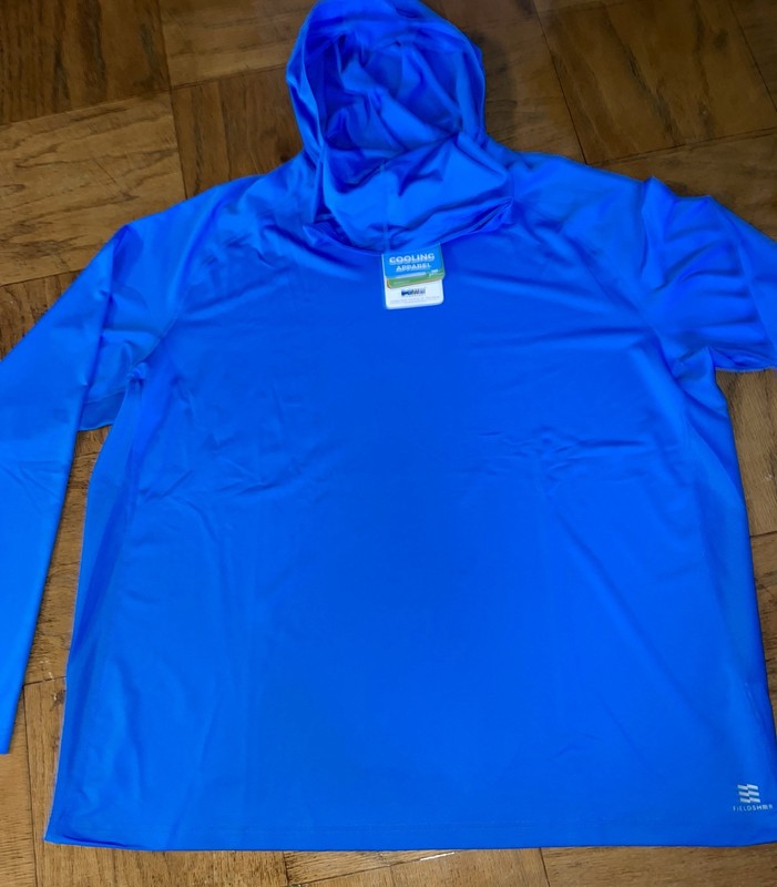 MEN’S FILEDSHEER PERFORMANCE HOODED & SUN MASK SPORTING SHIRT/UPF 50 (NWT) 2XL gallery