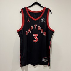 NBA authentics Nike DRI-FIT Toronto Raptors Brandon Ingram 3 jersey black red