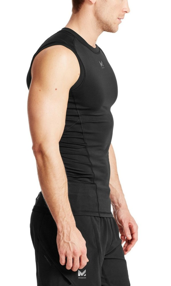MISSION 'VaporActive Voltage' Compression Tank Top Men's M Fitness / Workout NWT