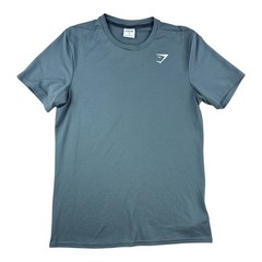 Gymshark Arrival T-Shirt Men’s Medium Gray Slim Fit Athletic Workout Gym Tee