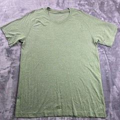 Lululemon Metal Vent Tech Mens XL Green Short Sleeve Training Shirt
