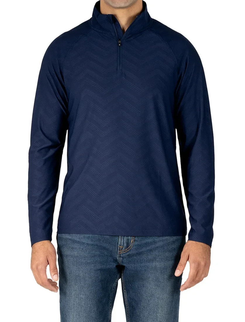 Gerry Men's Active Quarter Zip Top COLOR BLUE SIZE XL gallery