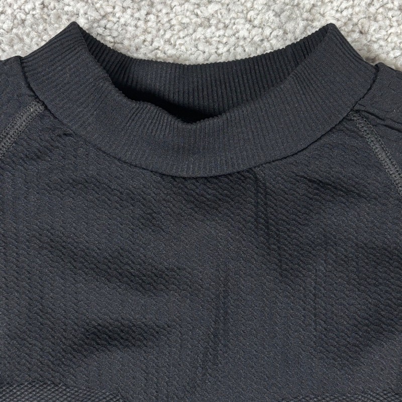 TECHWICK Eastern Mountain Sports Baselayer Long Sleeve Mock Neck Top M L Black gallery