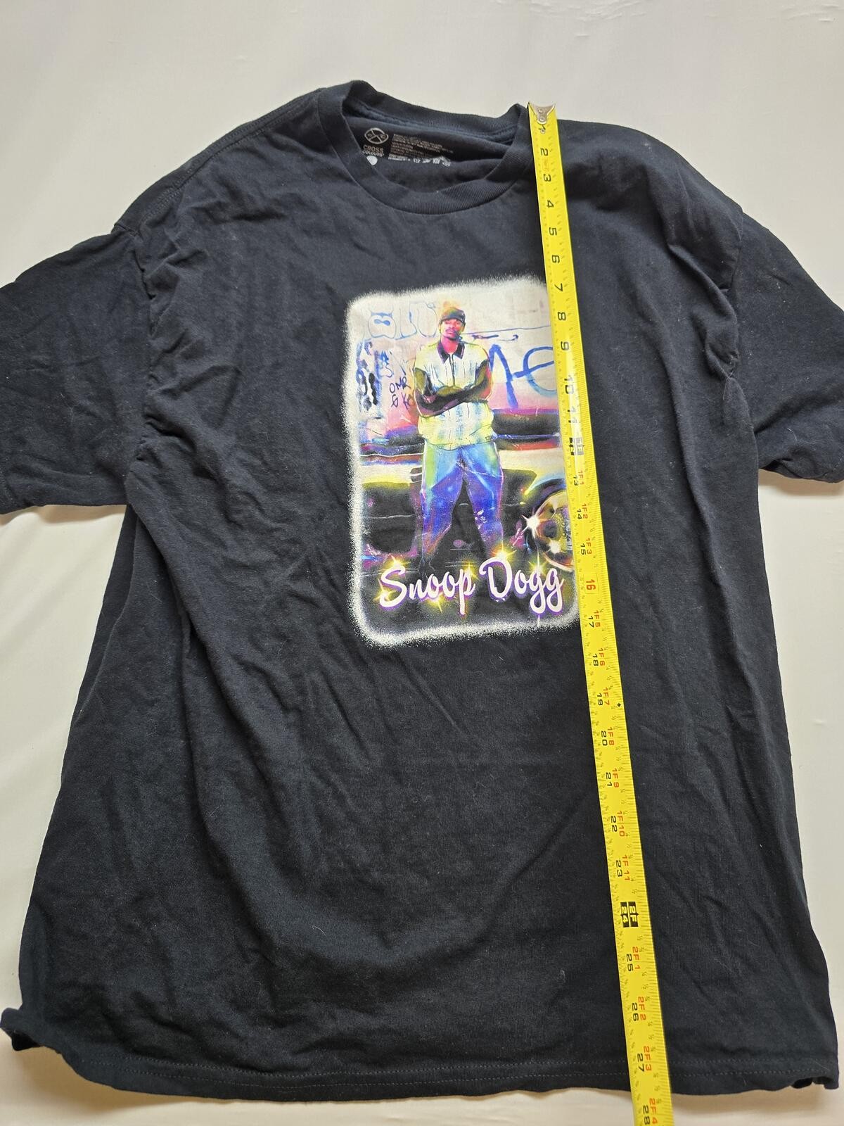 Black Snoop Dogg Graphic T-Shirt gallery