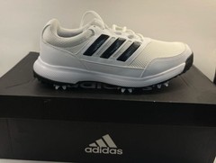 adidas Men’s Tech Response 2.0 Spiked Golf Shoes – Cloud White/Core Black