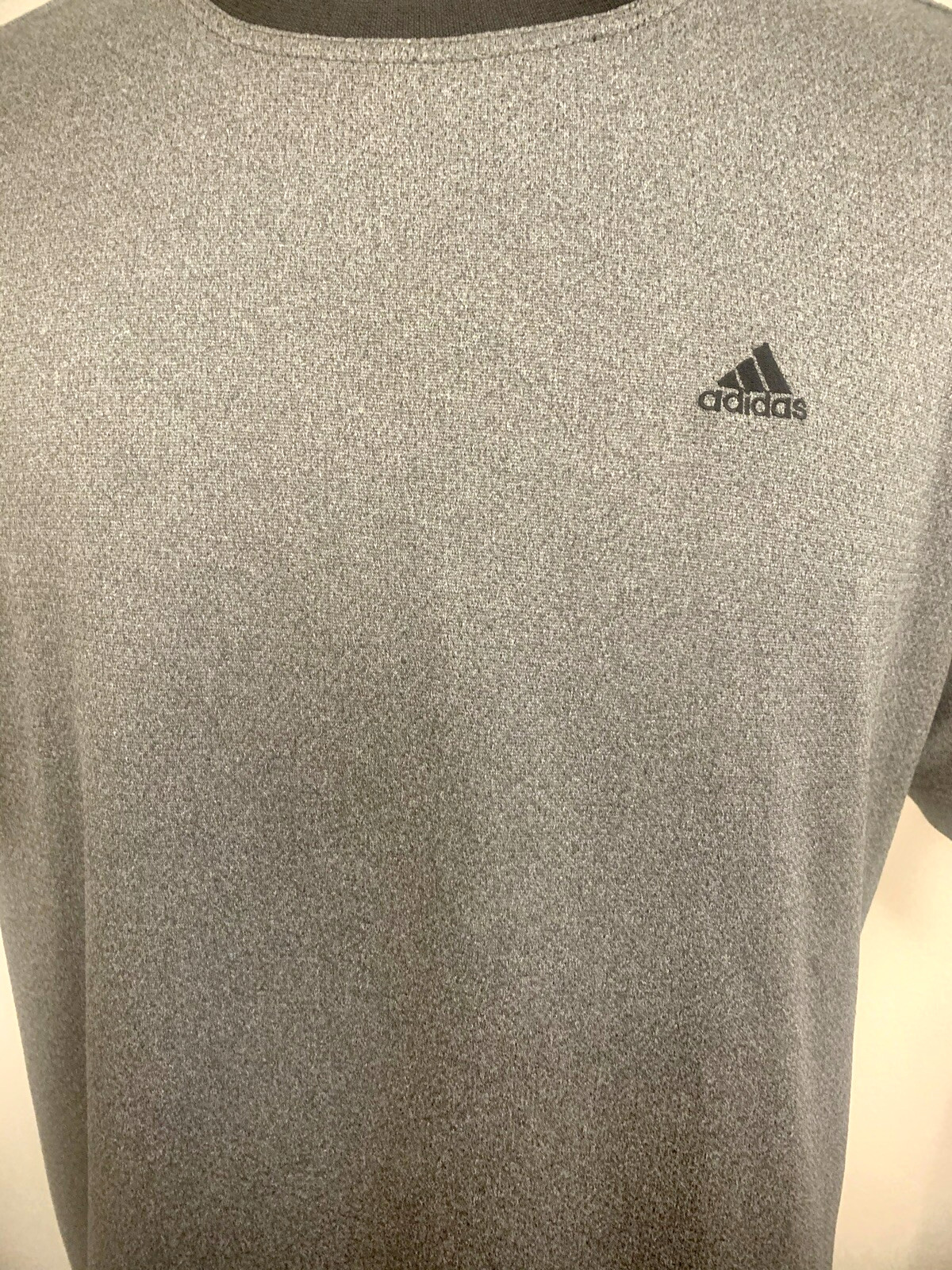 ADIDAS Men’s Premium Athletic Active Charcoal T Shirt Size Large High Quality gallery