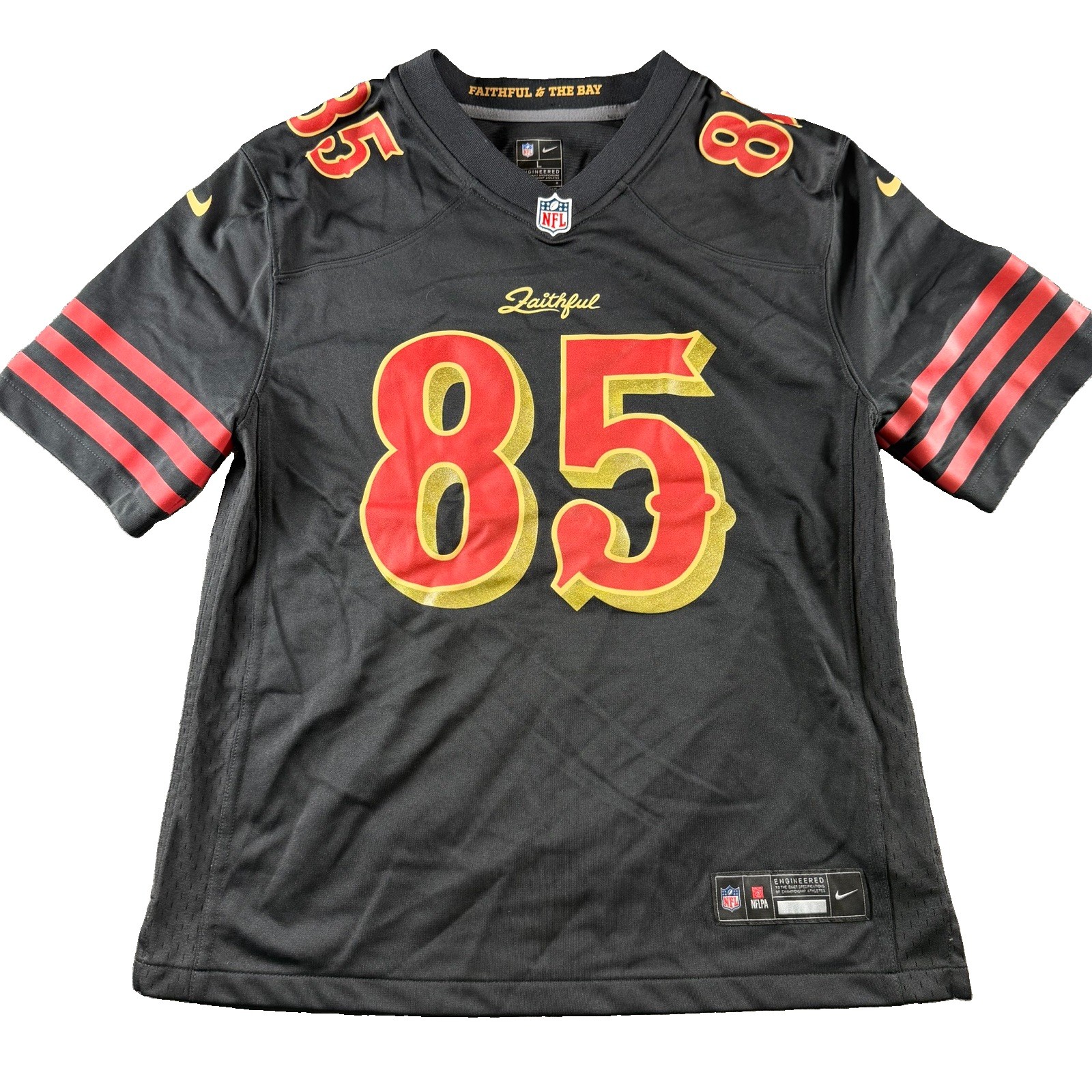 Nike Authentic George Kittle Rivalries Jersey 49ers Faithful to Bay Limited FUSE gallery