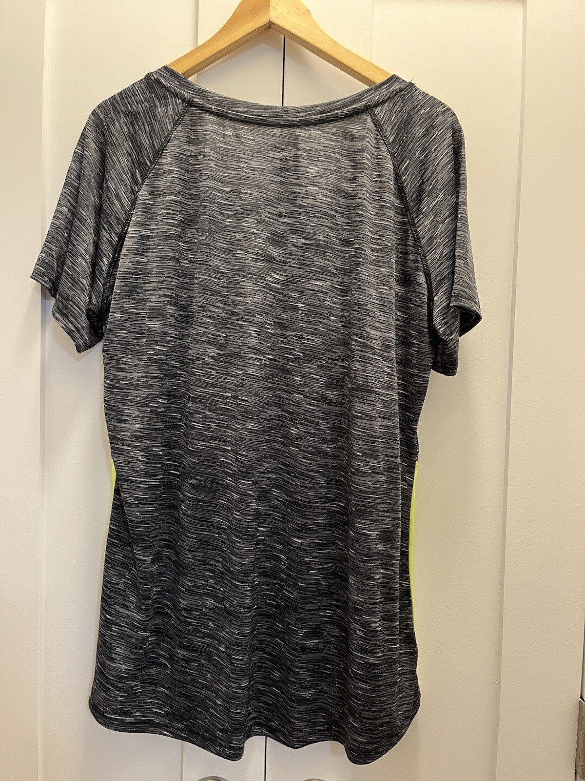Game Time Men’s Athletic Shirt 3X Gray Neon Yellow Short Sleeve Activewear gallery