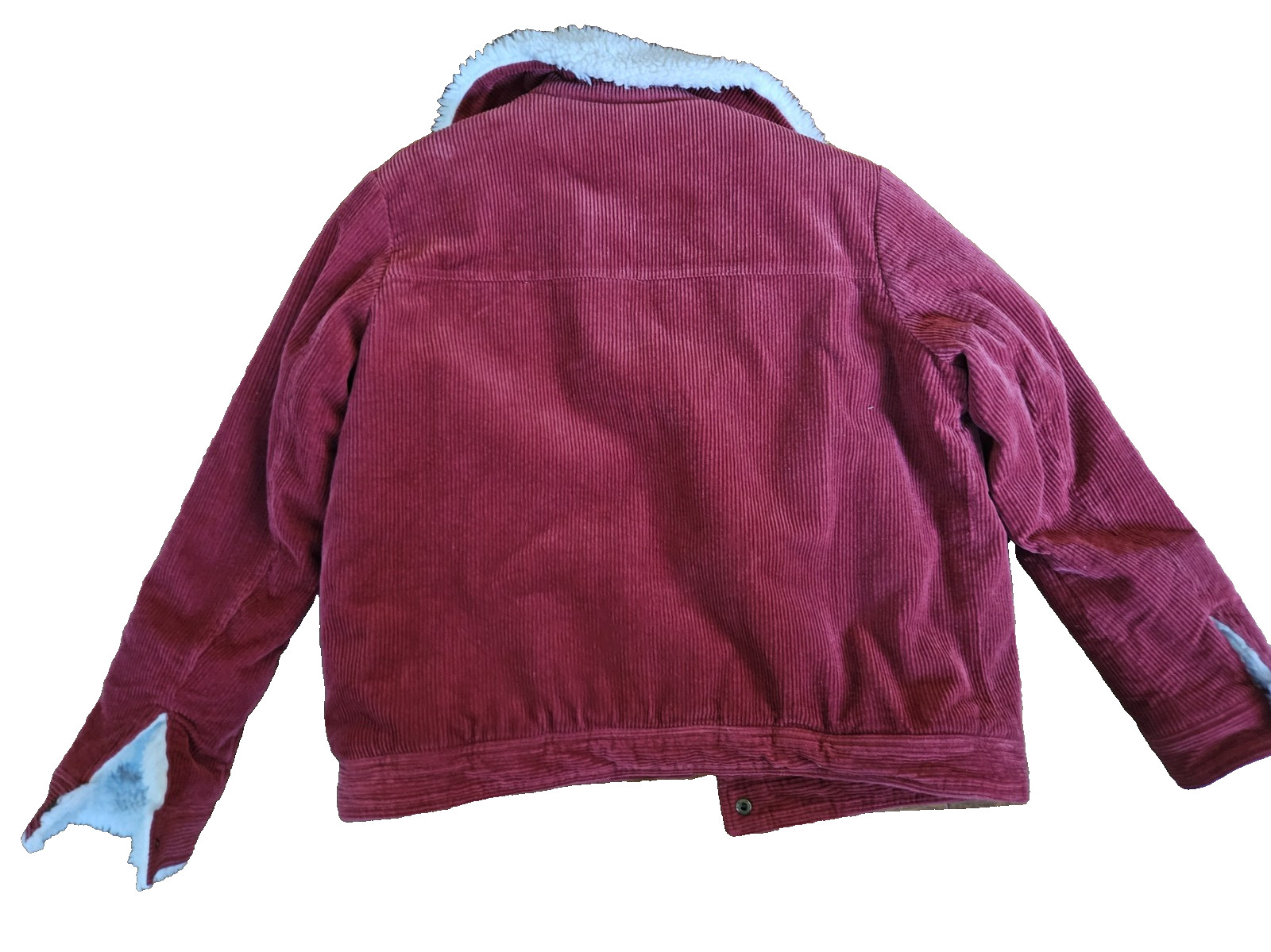 Gilmore Girls Luke’s Diner Warner Bros Red Corduroy Jacket Size M Gently Used gallery