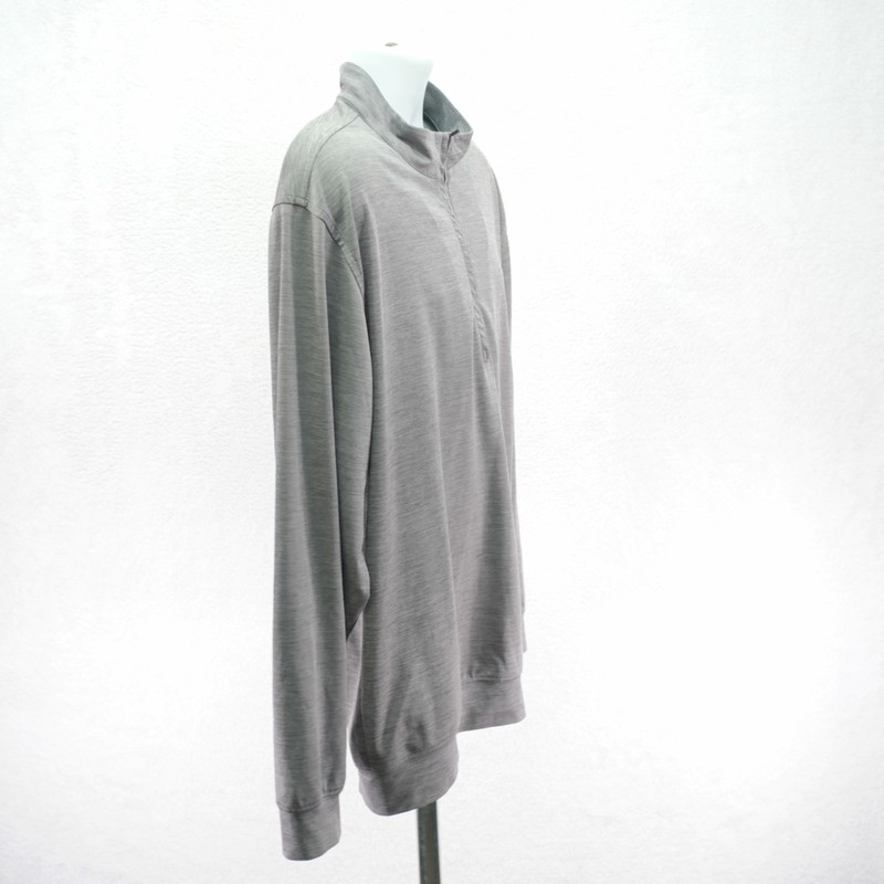 Donald Ross Pullover Quarter Zip Pullover Gray Men's Athleisure -XL- gallery