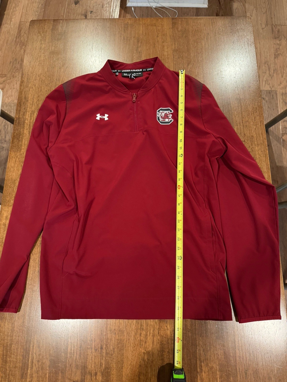 Never worn Under Armour Men’s XL Red South Carolina Gamecocks 1/4 Zip Pullover gallery