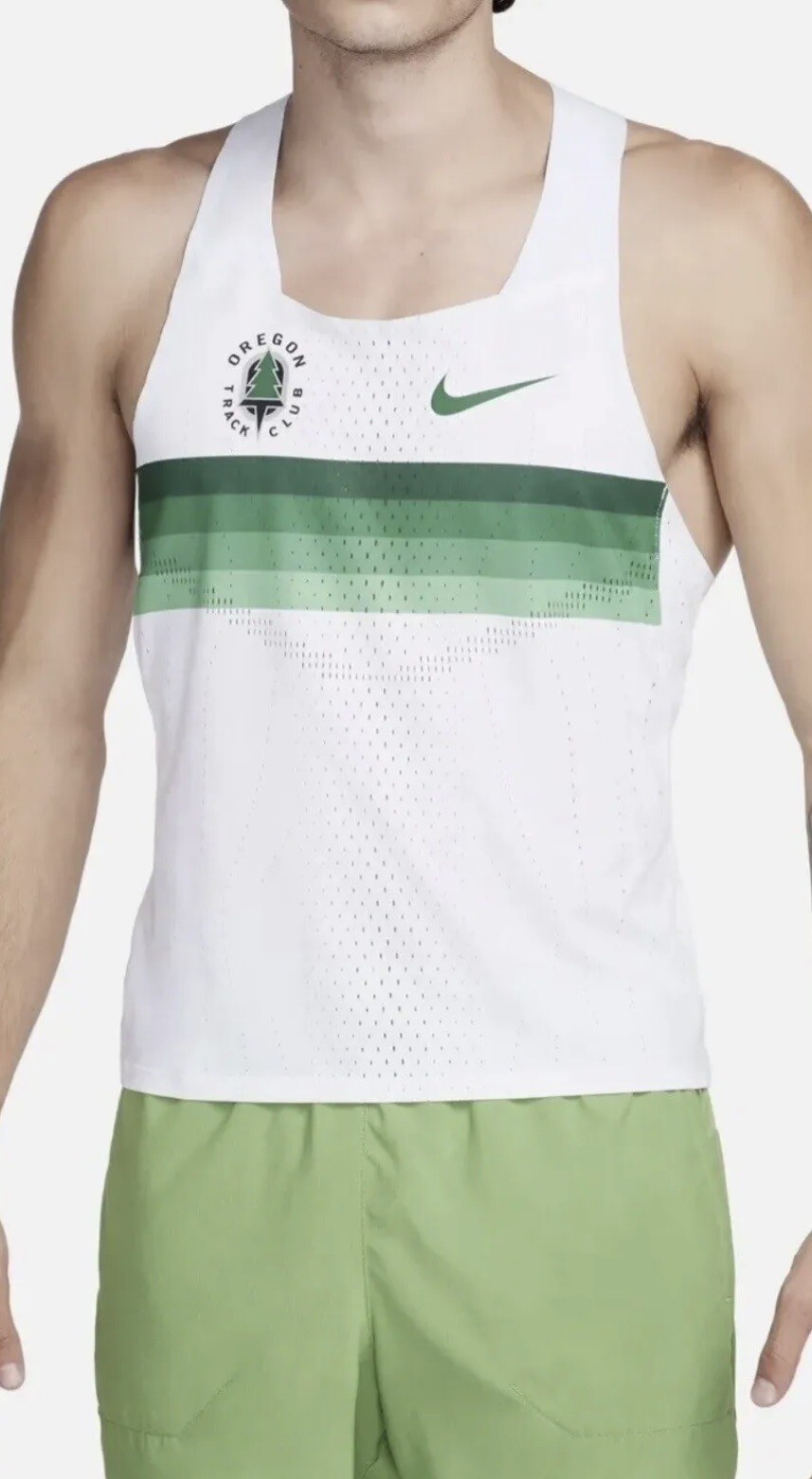Nike Oregon Track Club AeroSwift Dri-FIT ADV Racing Singlet Men Sz M DR5812-100 gallery