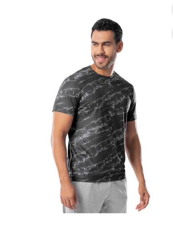 Athletic Works Men's Techno Texture DriWorks Breathable Core T-shirt 2XL (50-52) gallery