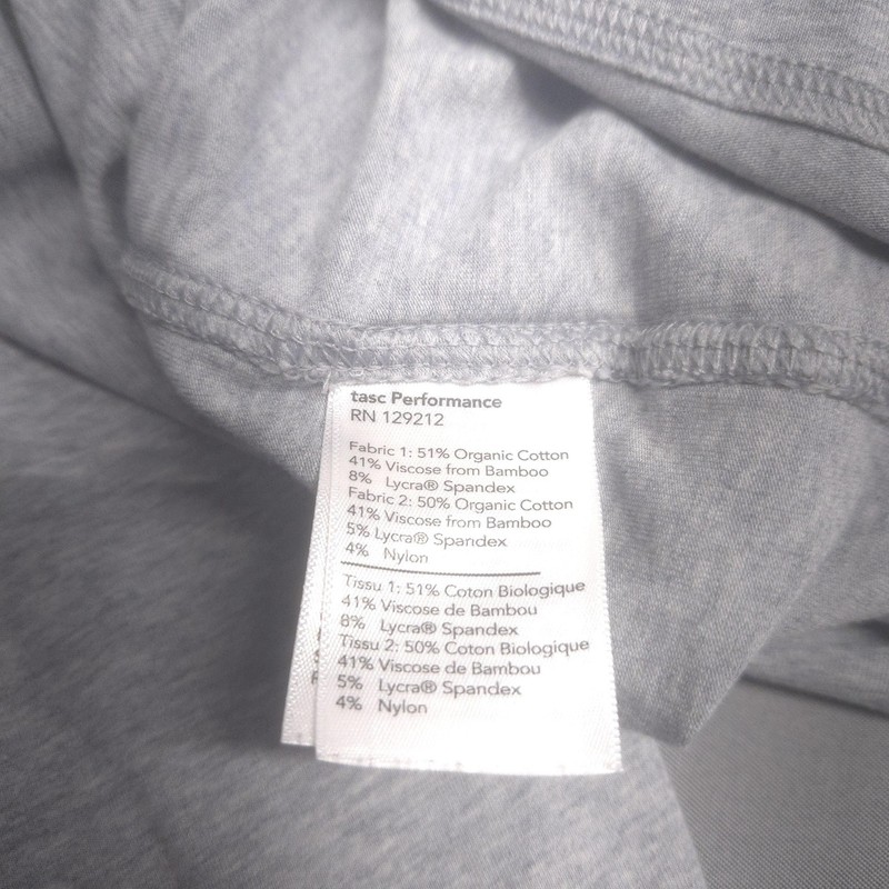Tasc Performance Pullover Mens XL Gray 1/4 Zip Mock Neck Activewear Tagless gallery