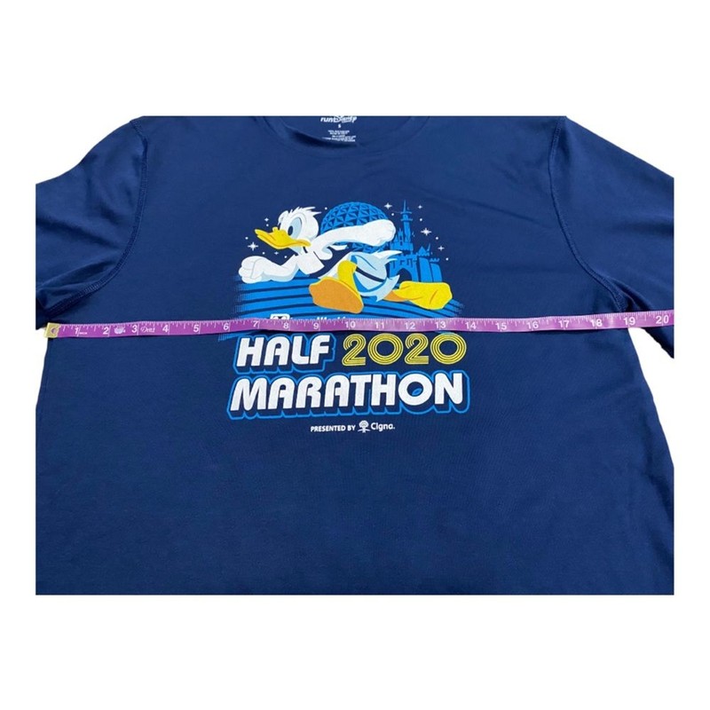 runDisney 2020 WDW Half Marathon Race Long Sleeve Shirt, Donald Duck, Size Small gallery