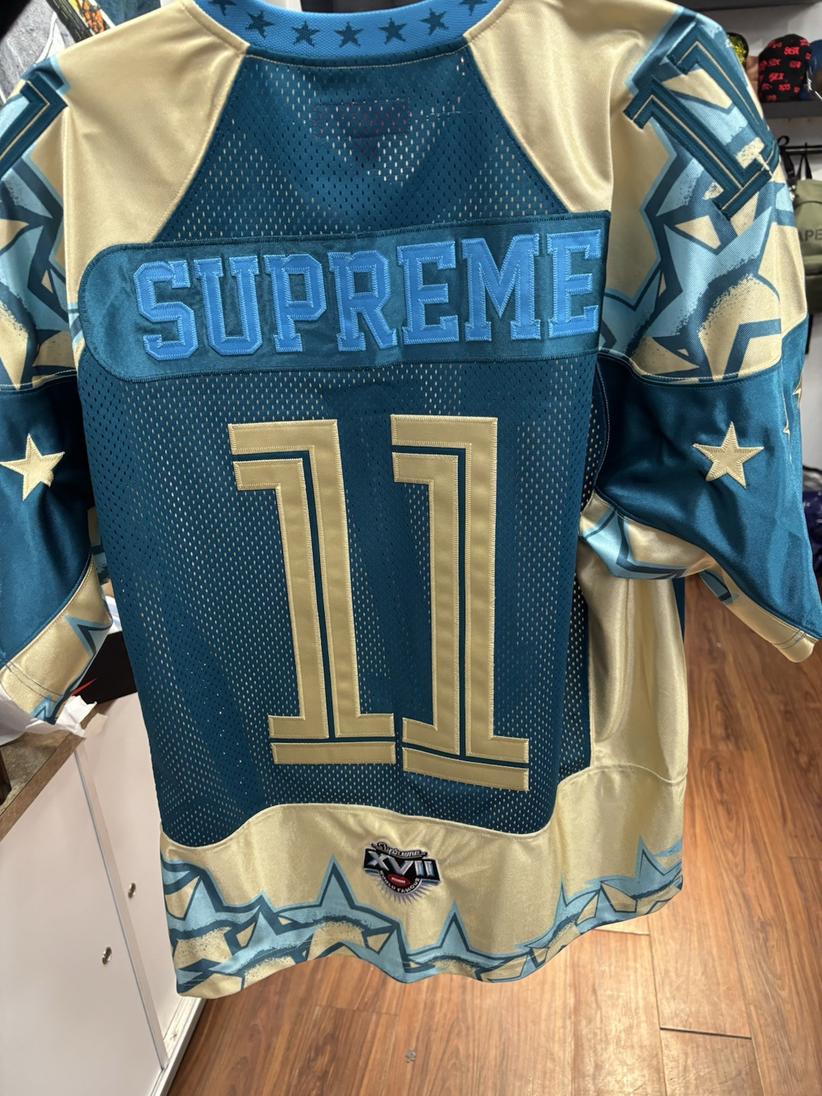 Supreme Stars Football Jersey Black Royal Orange Gold 4colors 25SS gallery