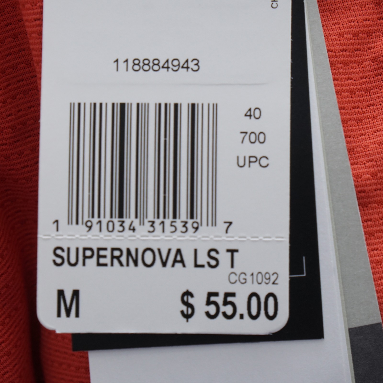 Adidas Men (Red) Supernova Climalite Long Sleeve Running T-Shirt CG1092 gallery