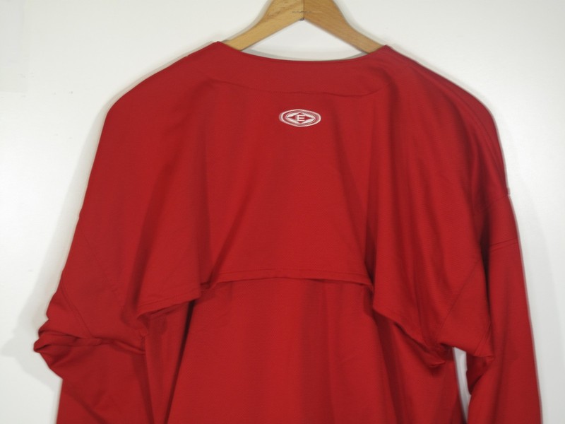 Easton 1/4 Zip Pullover Mens Size L Baseball Practice Shirt Red Long Sleeve gallery