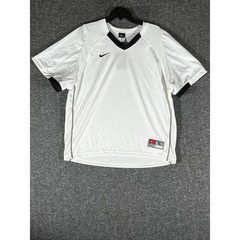 Nike Lacrosse Mens Dri-FIT Mesh Jersey White Black 323215-106 Large NWT