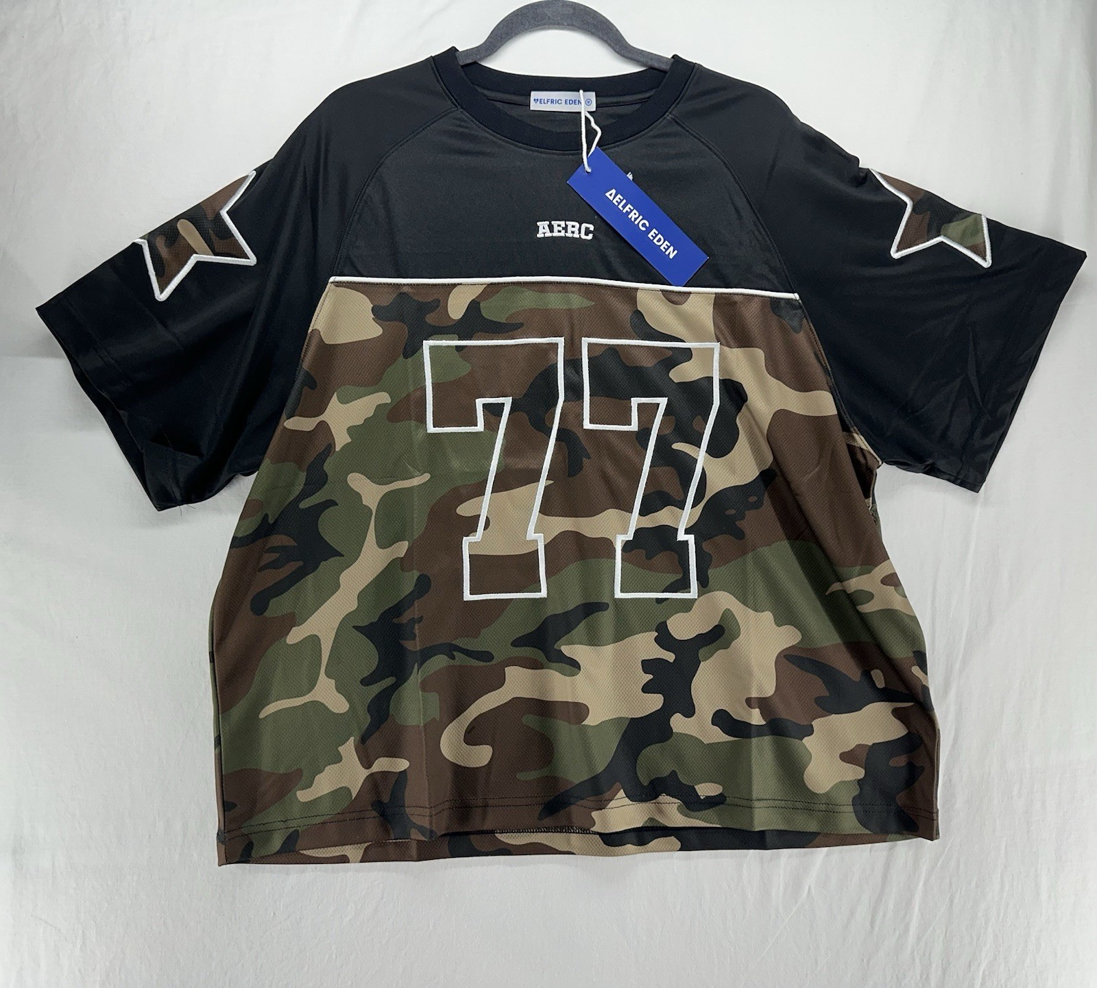 Aelfric Eden 77 Camouflage Football Jersey Men’s M gallery