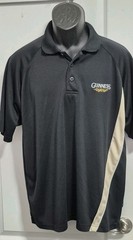 Guinness Men’s Shirt Golf Polo Black & Cream Size X-Large