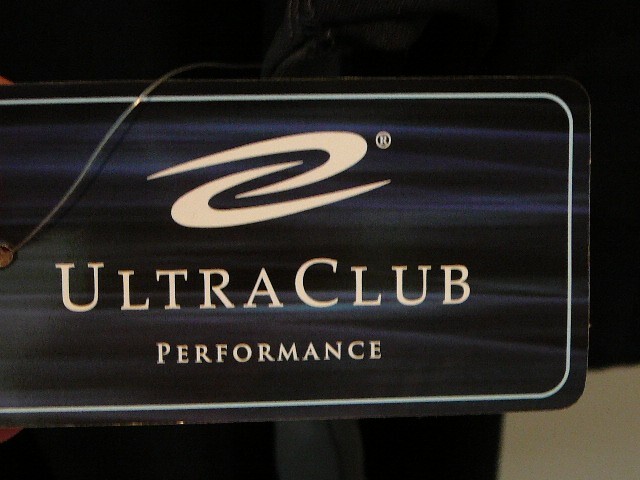NWT-Ultra Club Cool Dry Sport 1/4 Zip Black & Gray Men's Pullover Shirt-2XL gallery