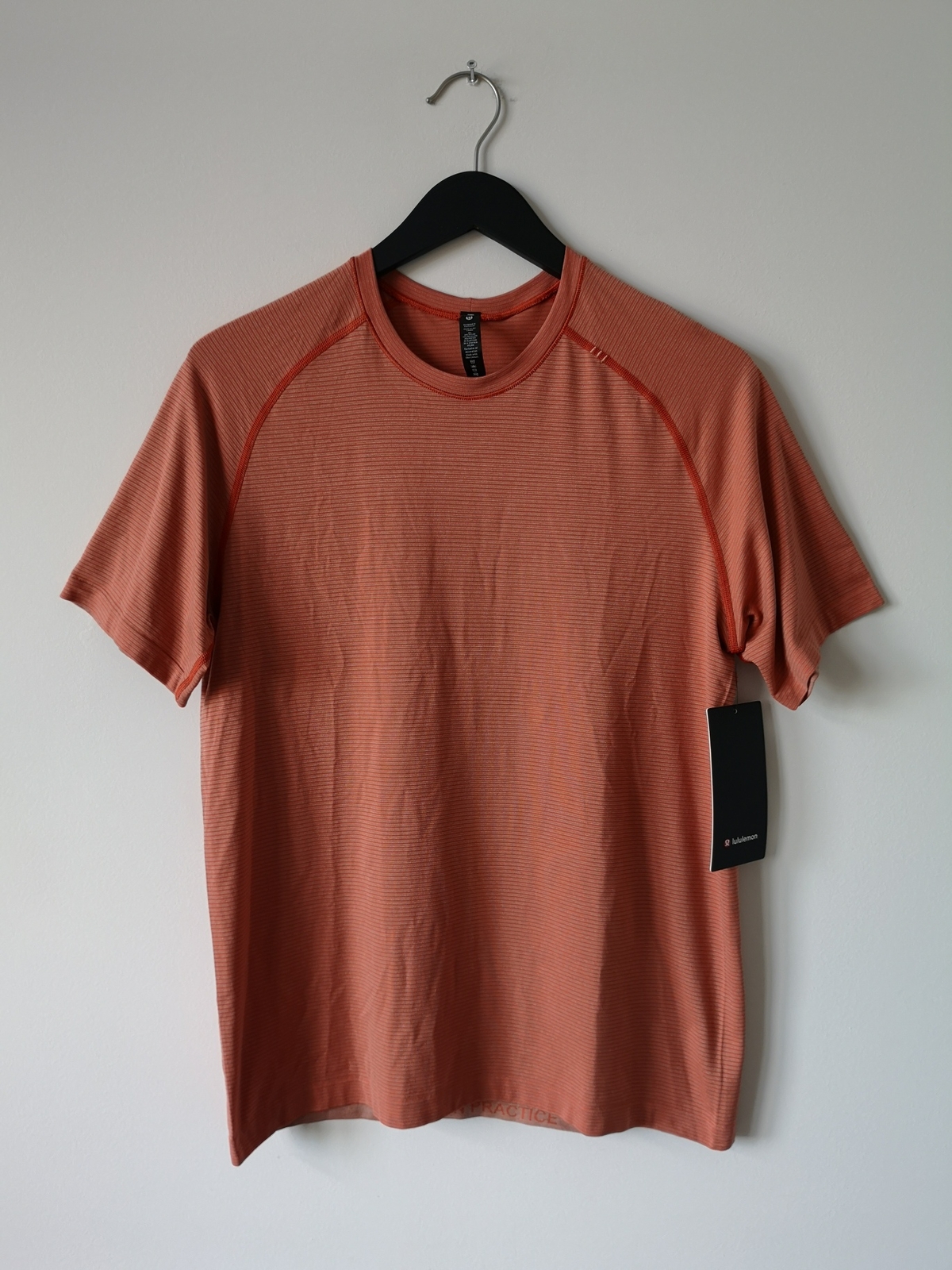 NWT LULULEMON Metal Vent Tech SS 2.0 Top Shirt Men's Large XSWC/RWLI Orange gallery