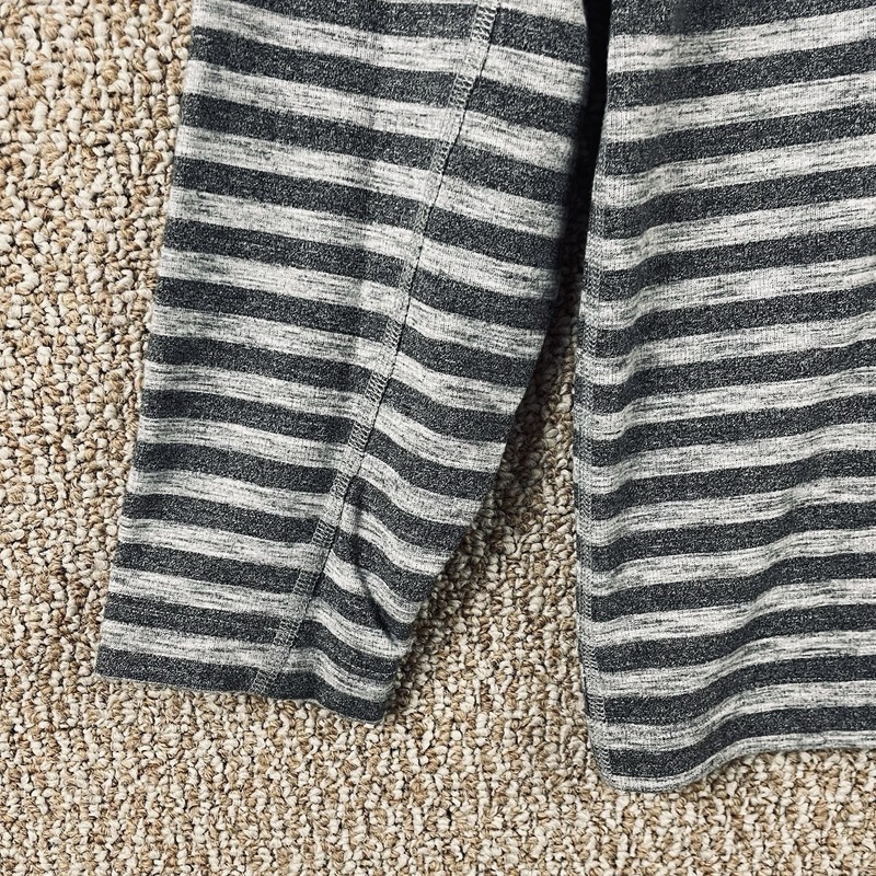 Dunning Golf 1/4 Zip Pullover Men's Large Gray Striped Casual Performance F516 gallery