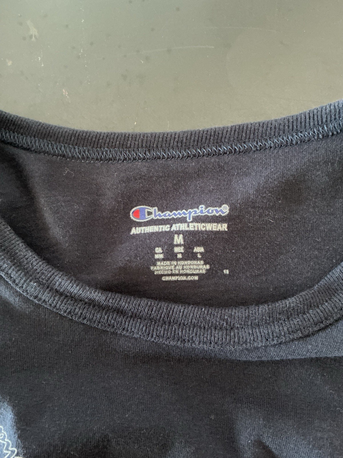 Men’s Champion Authentic Athletic wear Size Medium Shirt With Signature Logos gallery