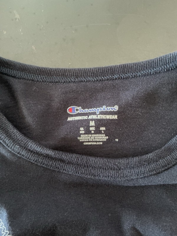 Men’s Champion Authentic Athletic wear Size Medium Shirt With Signature Logos gallery