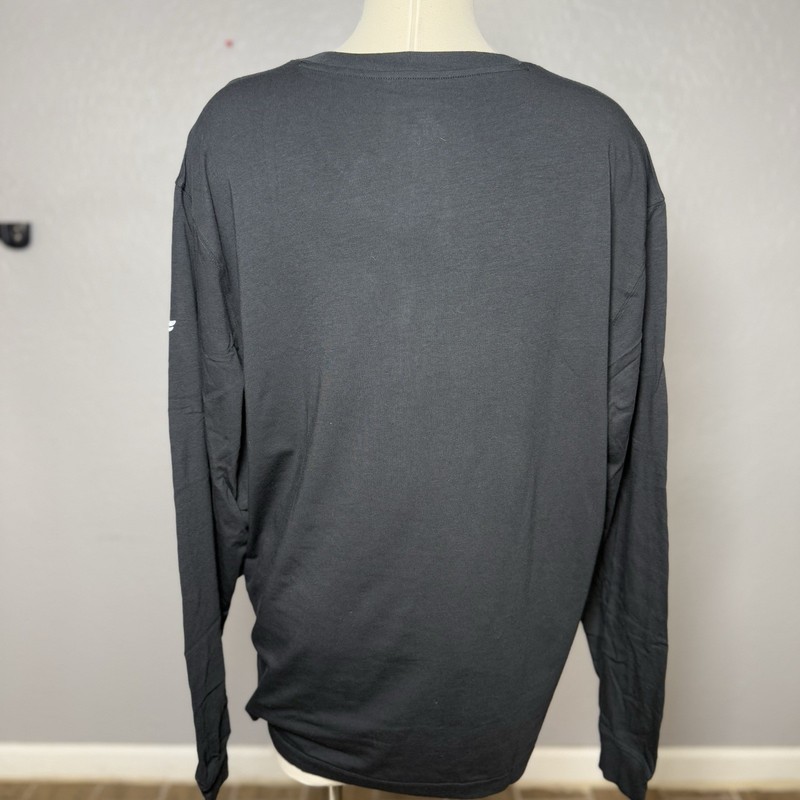 Fabletics 24-7 Long Sleeve T-Shirt Mens Size XL Black Hybrid365 Workout New gallery