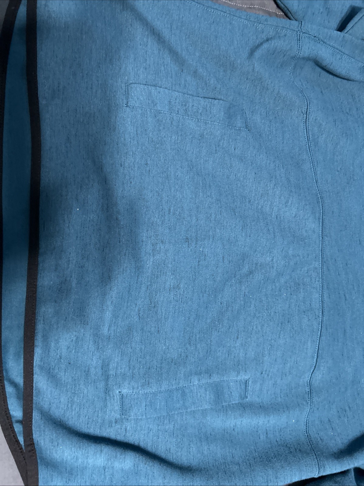 Tek Gear Teal Green Long-Sleeved Fleece Shirt Men's Large Poncho With Pockets gallery