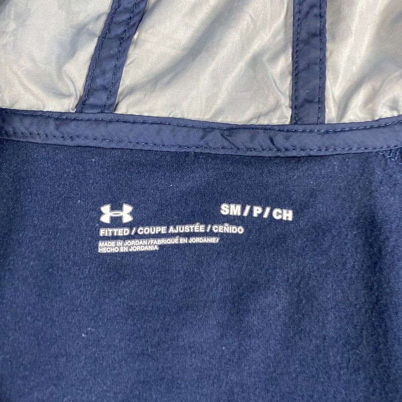 Under Armour Mens 1/2 Zip Hooded Pullover Long Sleeve Size Small gallery