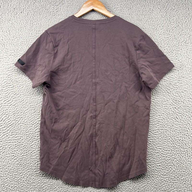 Alphalete Shirt Mens Large Maroon Red Short Sleeve Crewneck Gym Athletic Sports gallery