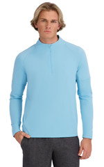 Outdoor Voices Men’s Trail Quarter Zip-Milky Blue-Size Medium-NWT