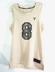 Mamba Mentality Snakeskin Beige Nike Dri-Fit Kobe Bryant #8/24 Jersey Size S
