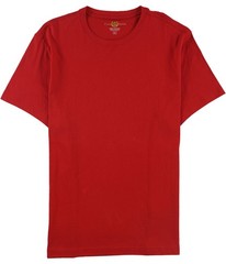 Club Room Mens Crew Neck Basic T-Shirt, fire, XL