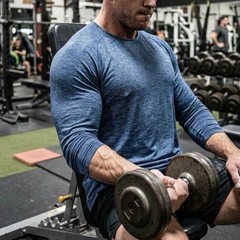 LULULEMON METAL VENT TECH Men’s XXL Blue Long Sleeve Athletic Shirt Gym Weights