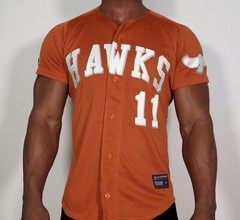 MEN’S MESH BUTTON FRONT JERSEY ADULT M