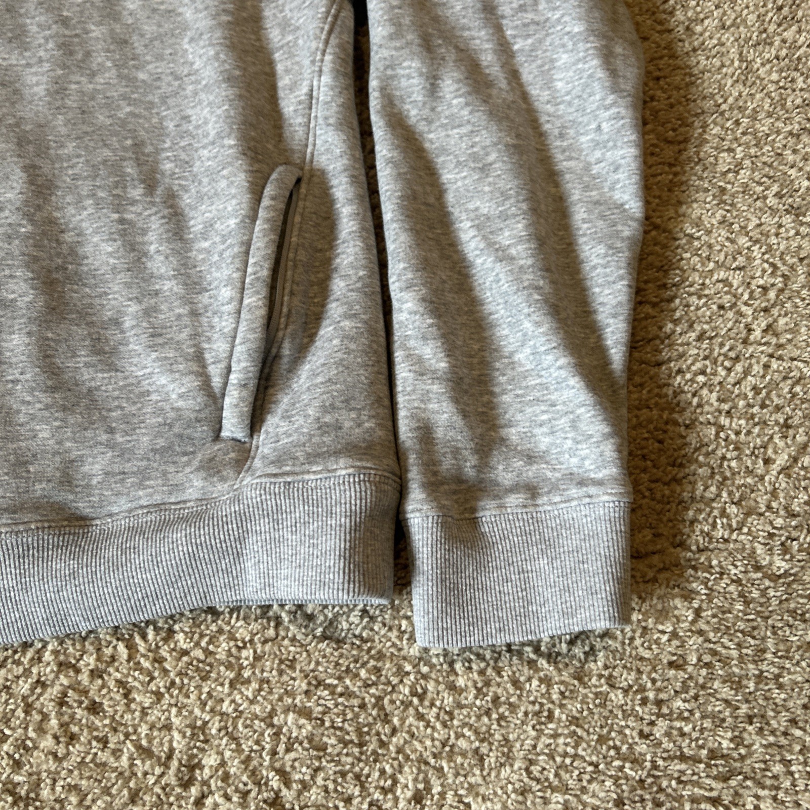Fabletics Men’s Size Small Go-To Performance Quarter Zip Gray Pullover gallery