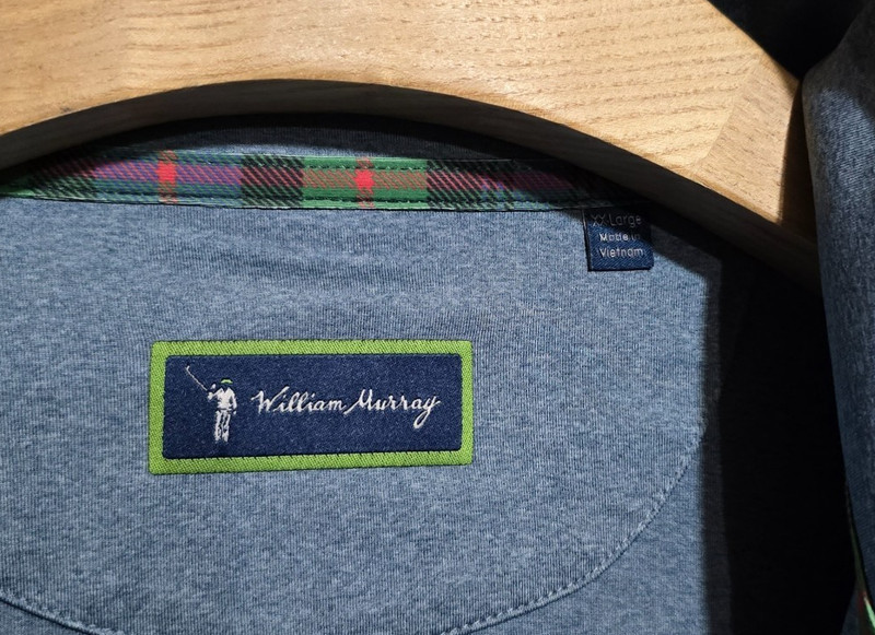 William Murray Men's Performance 1/4 Zip - Blue - Sz 2XL* gallery