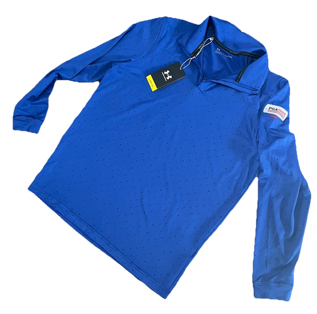PGA Hope Under Armour 1/4 Zip Golf Midwest Blue Long Sleeve NWT UA Pullover gallery