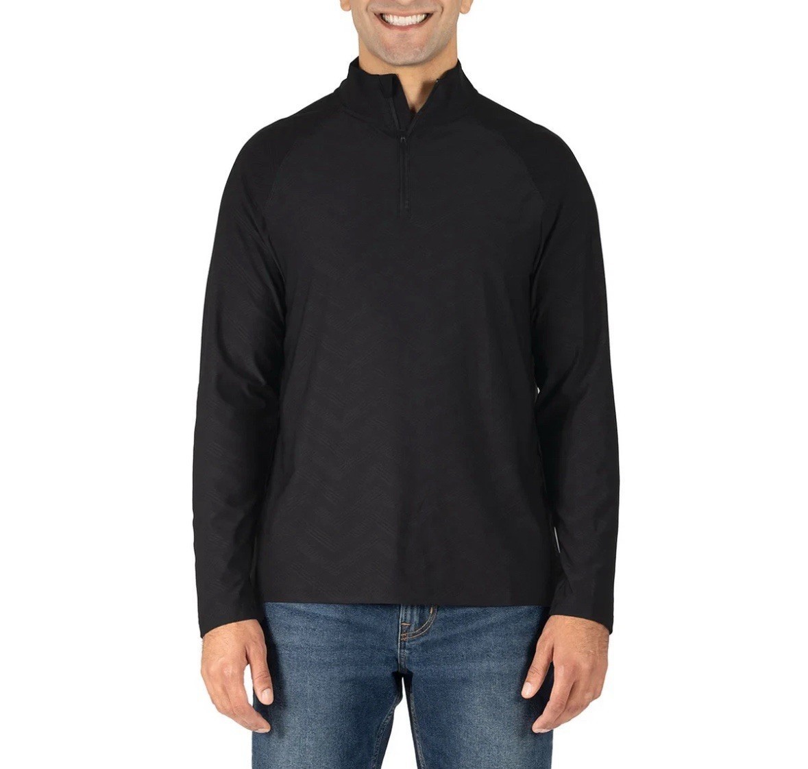 Gerry Men’s 1/4 Zip Active Quarter Zip Pullover | Black | Medium(NWOT) gallery
