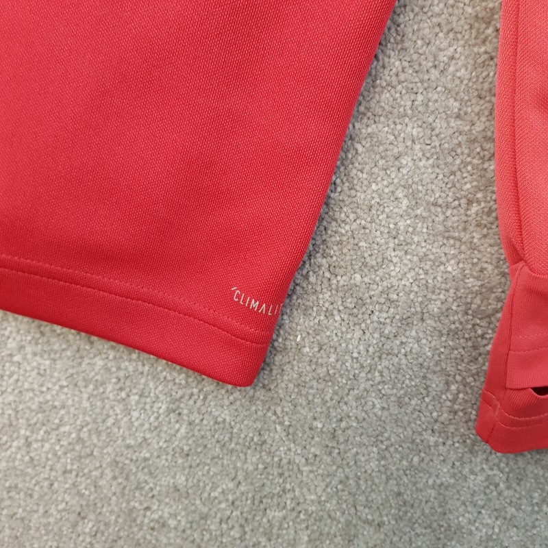 Adidas Manchester United Mens Top Medium Pink Red Football Training 2018/19 Utd gallery