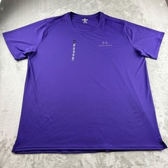 Under Armour Men’s 4XL Rush Energy Short Sleeve T-Shirt Purple 1383973