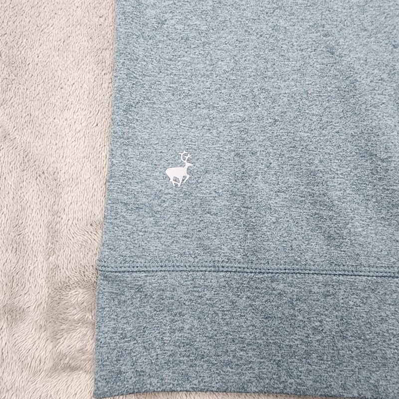 MICHEL ROUEN Pullover Mens XL Blue 1/4 Zip Mock Neck Performance Golf gallery