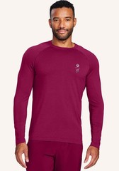 Lululemon Men Size XL Burgundy Wine Peloton Long Sleeve Metal Vent Tech Shirt