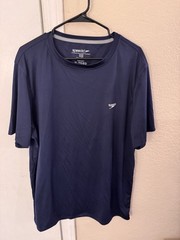 Speedo Swim T-Shirt Men’s XLarge Navy Short Sleeve NWOT