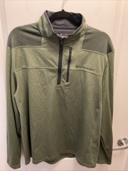 Vineyard Vines OTG On-The-Go Shep Shirt Mens 1/4 Zip Green Size L